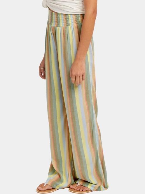 O'Neill Johnny Smocked Waist Pants női nyári nadrág zöld színben 3