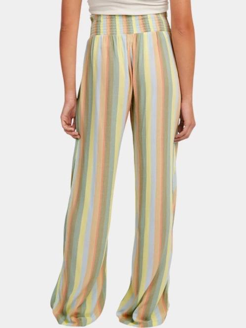 O'Neill Johnny Smocked Waist Pants női nyári nadrág zöld színben 4