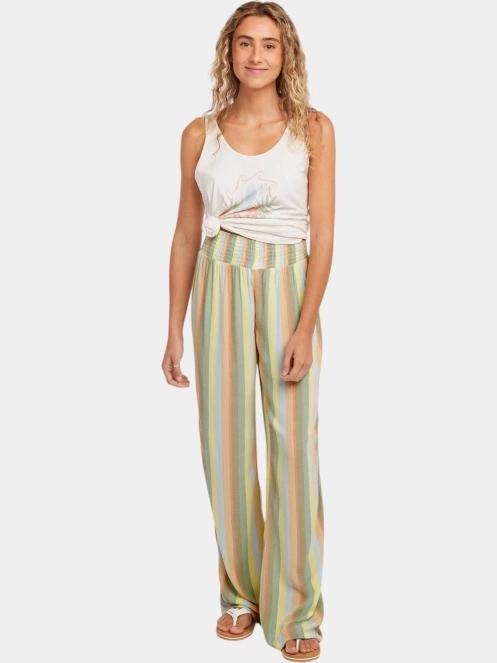 O'Neill Johnny Smocked Waist Pants női nyári nadrág zöld színben 5