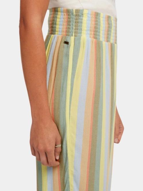 O'Neill Johnny Smocked Waist Pants női nyári nadrág zöld színben 6