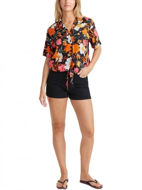 O'Neill Essentials  Stretch 5 Pkt Shorts női rövidnadrág fekete színben 4