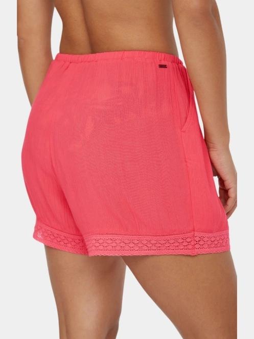 O'Neill Essentials Embroidery Shorts női rövidnadrág rózsaszín színben 5