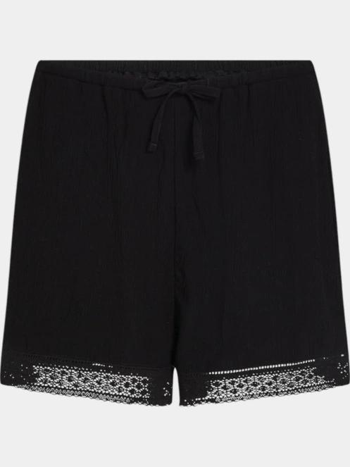 O'Neill Essentials Embroidery Shorts női rövidnadrág fekete színben 6