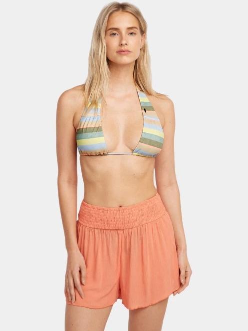 O'Neill Johnny Smocked Waist Shorts női rövidnadrág narancssárga színben 2