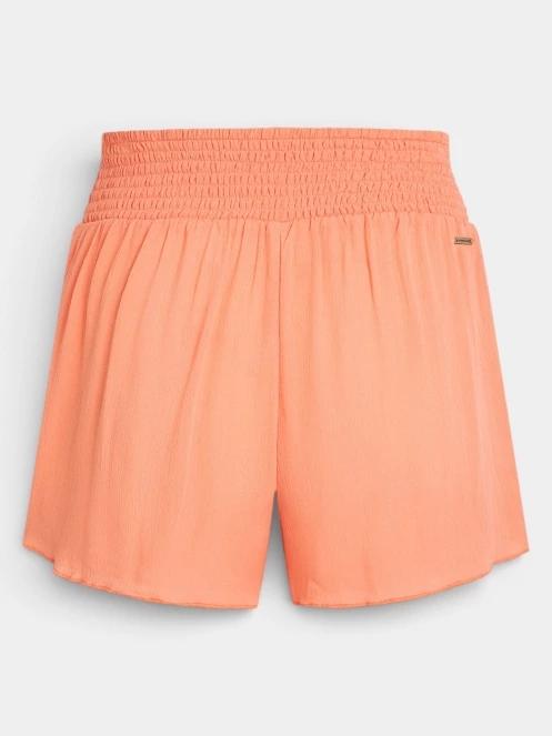 O'Neill Johnny Smocked Waist Shorts női rövidnadrág narancssárga színben 7