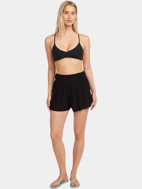 O'Neill Johnny Smocked Waist Shorts női rövidnadrág fekete színben 5