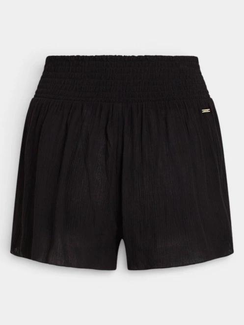 O'Neill Johnny Smocked Waist Shorts női rövidnadrág fekete színben 7