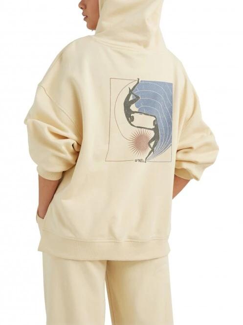 O'Neill Bunji Hoodie női kapucnis pulóver sárga színben 3