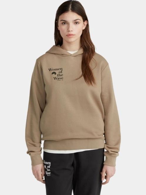 O'Neill Noos Wow Hoodie női kapucnis pulóver barna színben 2