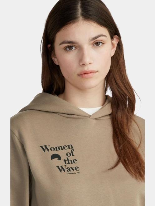O'Neill Noos Wow Hoodie női kapucnis pulóver barna színben 5