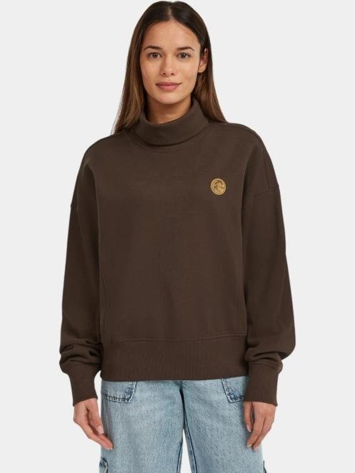 O'Neill O'riginals High Neck Crew női pulóver barna színben 2
