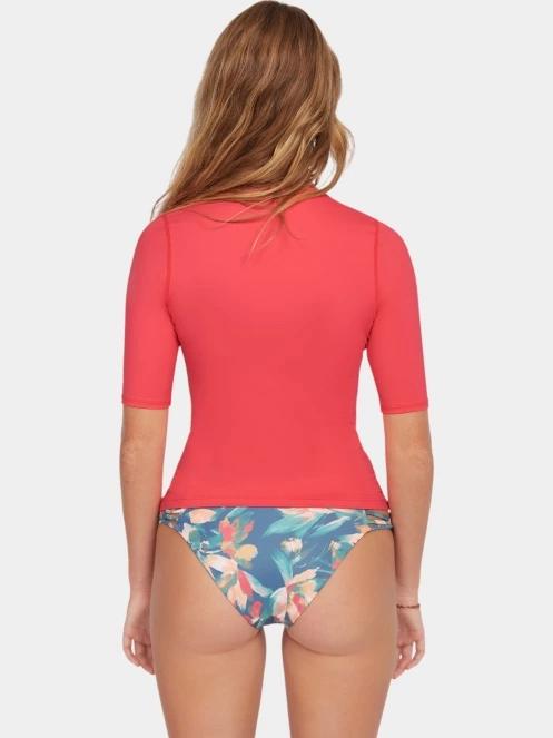 O'Neill Essentials Skin S/SLV női rövid ujjú lycra rózsaszín színben 4