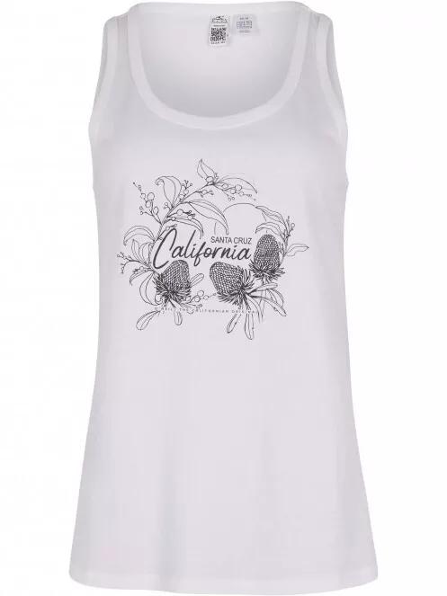 O'Neill Global Plumeria Tanktop női ujjatlan póló fehér színben 4
