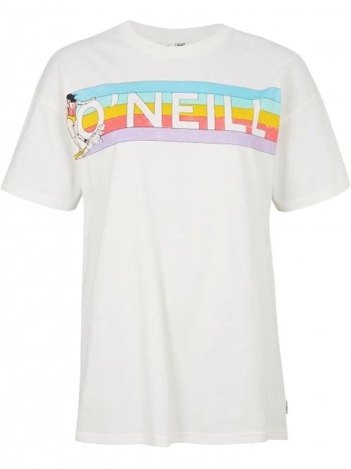 O'Neill Connective Graphic Long Tshirt női rövid ujjú póló fehér színben 5