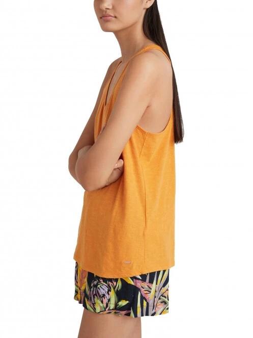 Ella Button Back Tank Top