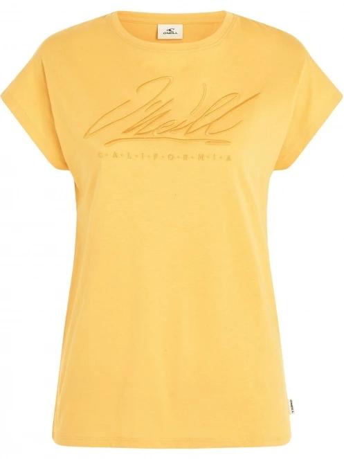 O'Neill Essentials O'Neill Signature T-Shirt női rövid ujjú póló sárga színben 6