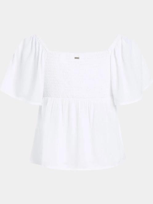 O'Neill Hughes Woven Top női rövid ujjú póló fehér színben 7