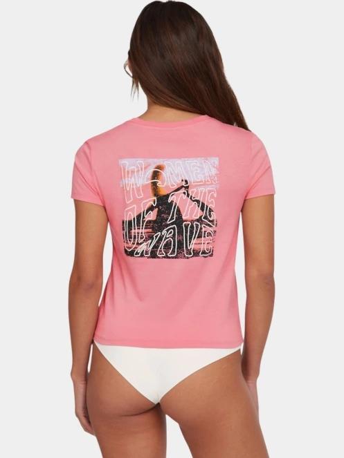 O'Neill Wow T-Shirt női rövid ujjú póló rózsaszín színben 3