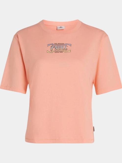 O'Neill Summer Musthaves Back Print T-Shirt női rövid ujjú póló rózsaszín színben 6