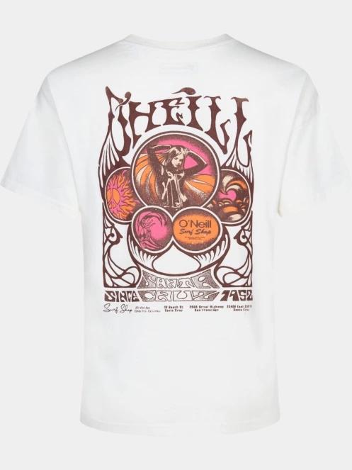 O'Neill O'Riginals Back Print T-Shirt női rövid ujjú póló fehér színben 7