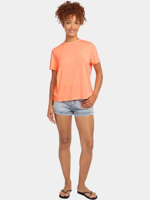 O'Neill O'Neill Hybrid Polygiene T-Shirt női rövid ujjú póló narancssárga színben 4