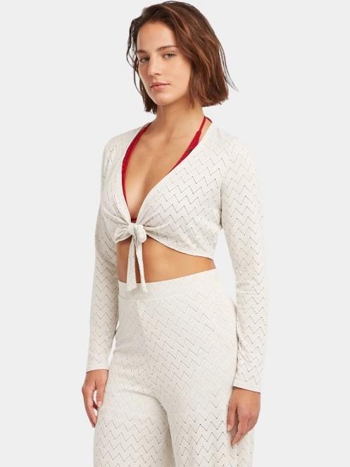 O'Neill O'Riginals Knotted L/Slv női hosszú ujjú póló fehér színben 5