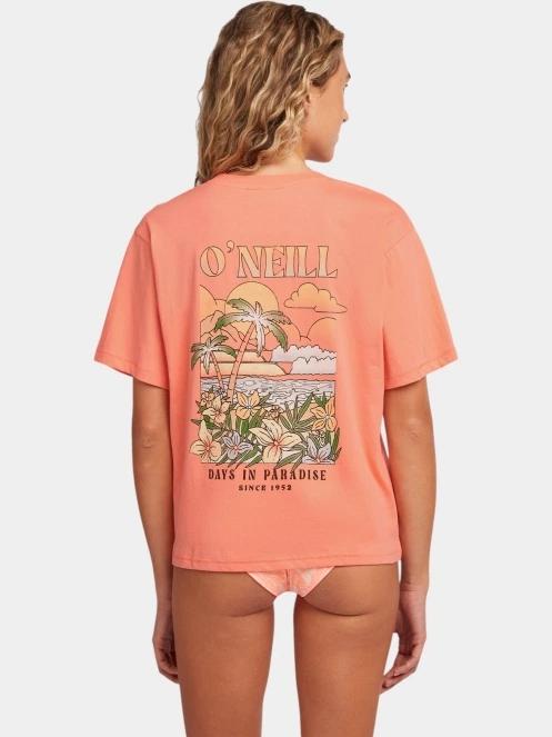 O'Neill O'Neill Boxy Back Print T-Shirt női rövid ujjú póló narancssárga színben 3