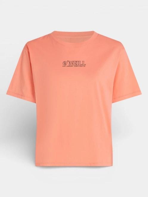 O'Neill O'Neill Boxy Back Print T-Shirt női rövid ujjú póló narancssárga színben 6