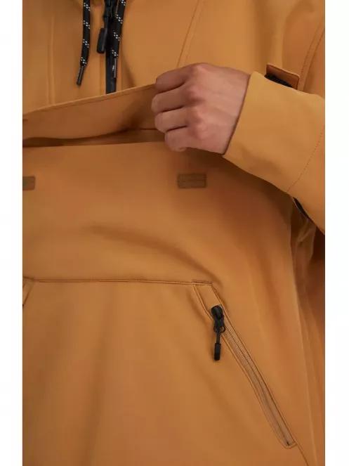 O'Neill PM Anorak Hyperfleece férfi softshell kabát barna színben 5