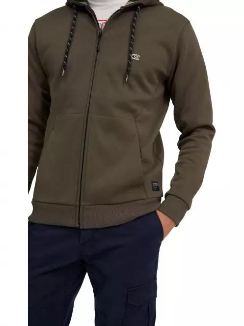 O'Neill LM 2-Knit Fz Hoody férfi kapucnis pulóver zöld színben 4