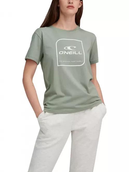 O'Neill LW Cube Ss T-Shirt női rövid ujjú póló zöld színben 2