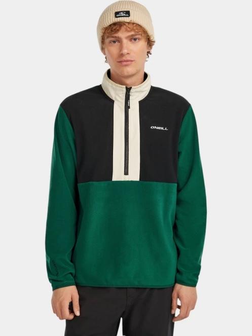 O'Neill FWC'Cruz Triple Polartec Fleece férfi polár pulóver sötétzöld színben 2