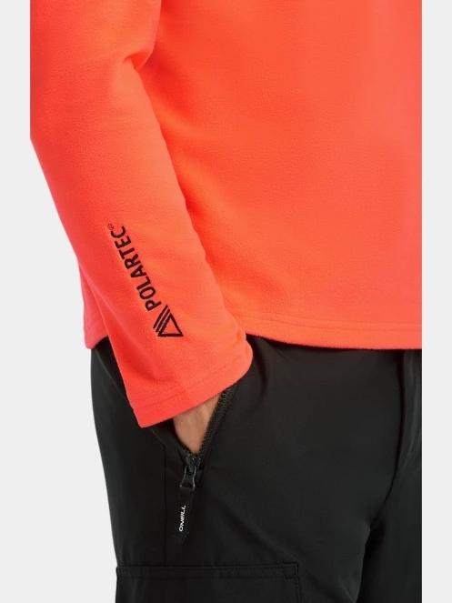 O'Neill FWC'Cruz Jack's Polartec HZ Fleece férfi polár pulóver narancssárga színben 6