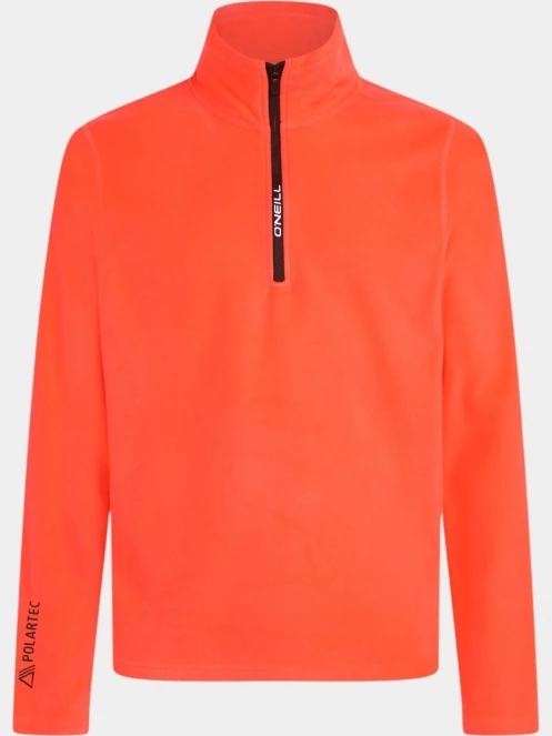O'Neill FWC'Cruz Jack's Polartec HZ Fleece férfi polár pulóver narancssárga színben 7