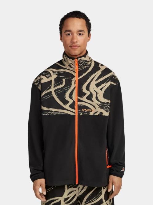 O'Neill Fwc'Play Polartec Fz Hyperfleece férfi polár pulóver fekete színben 2