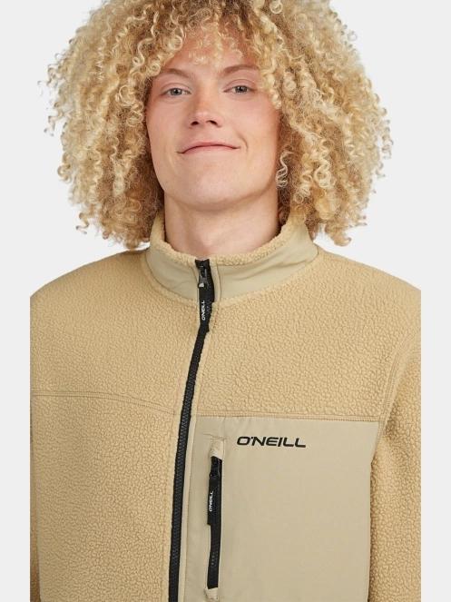 O'Neill O'Neill Must-Have High Pile Fz Fleece férfi polár pulóver homok színben 6
