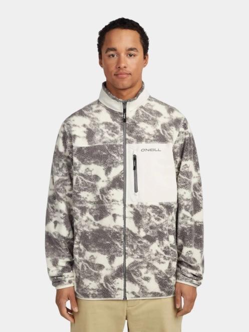 O'Neill O'Neill Must-Have High Pile Fz Fleece férfi polár pulóver szürke színben 2