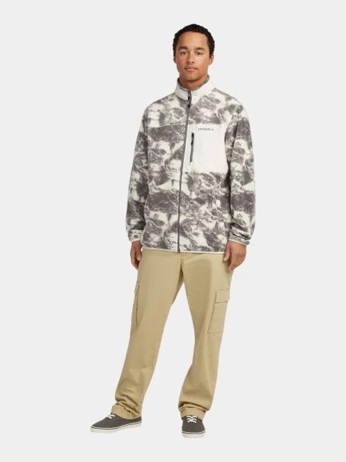O'Neill O'Neill Must-Have High Pile Fz Fleece férfi polár pulóver szürke színben 5