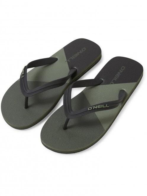 O'Neill Profile Color Block Sandals férfi papucs oliva színben 3