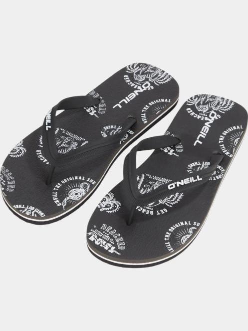 O'Neill Profile Graphic Sandals férfi flip flop papucs fekete színben 2