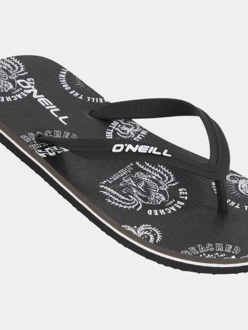O'Neill Profile Graphic Sandals férfi flip flop papucs fekete színben 3