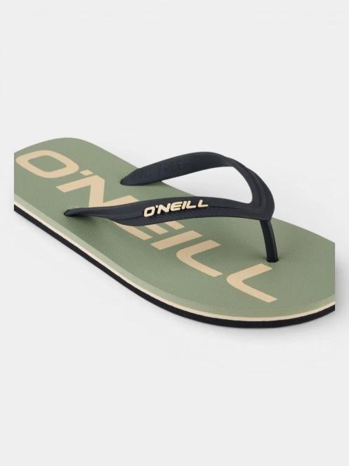 O'Neill Profile Logo Sandals férfi flip flop papucs zöld színben 2