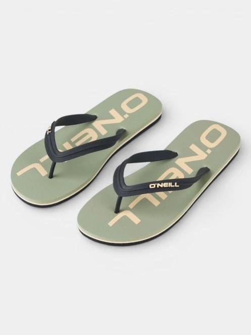 O'Neill Profile Logo Sandals férfi flip flop papucs zöld színben 4