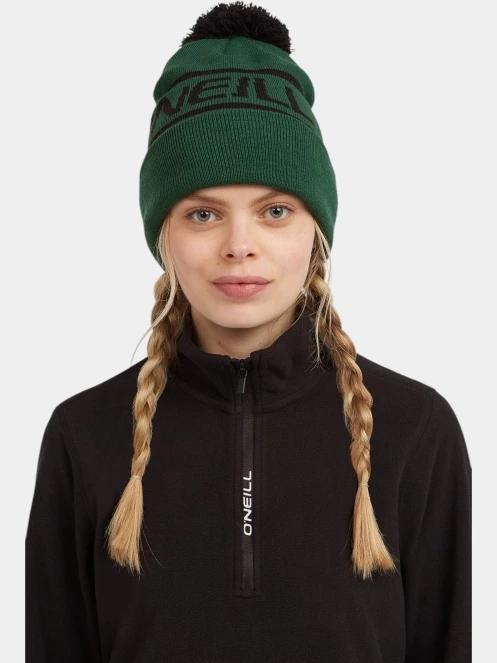O'Neill Powder Beanie bojtos sapka sötétzöld színben 4