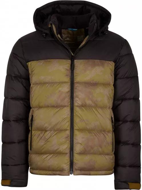 O'Neill O'Riginals Fz Puffer Jacket férfi télikabát oliva színben 5