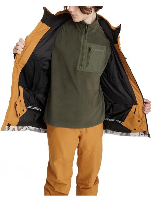 O'Neill Texture Jacket férfi síkabát barna színben 6