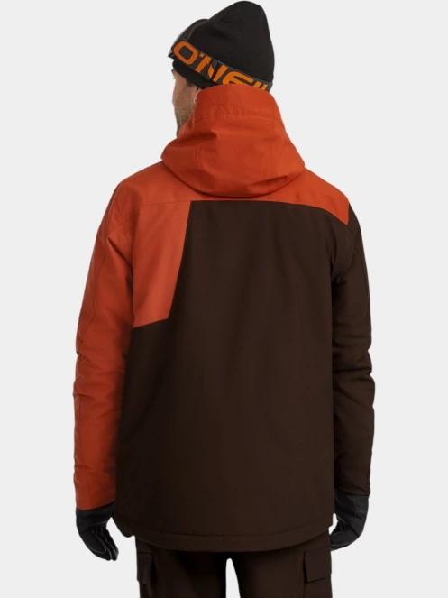 O'Neill FWC'Cruz Block Snow Jacket férfi síkabát barna színben 4