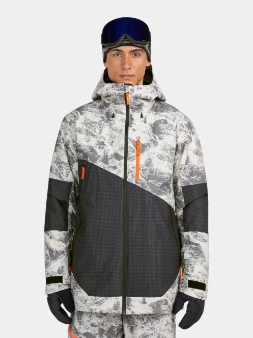 O'Neill Fwc'Peak Fire Snow Jacket férfi síkabát szürke színben 2