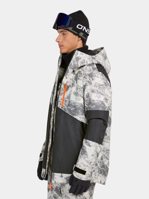 O'Neill Fwc'Peak Fire Snow Jacket férfi síkabát szürke színben 3