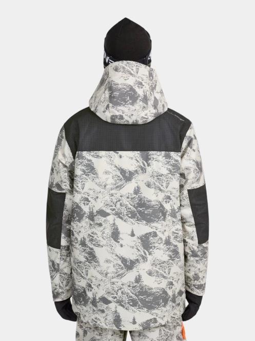O'Neill Fwc'Peak Fire Snow Jacket férfi síkabát szürke színben 4